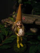 Ooak Fairie Pixie Tumimi and Egg - on eBay $ 55.00